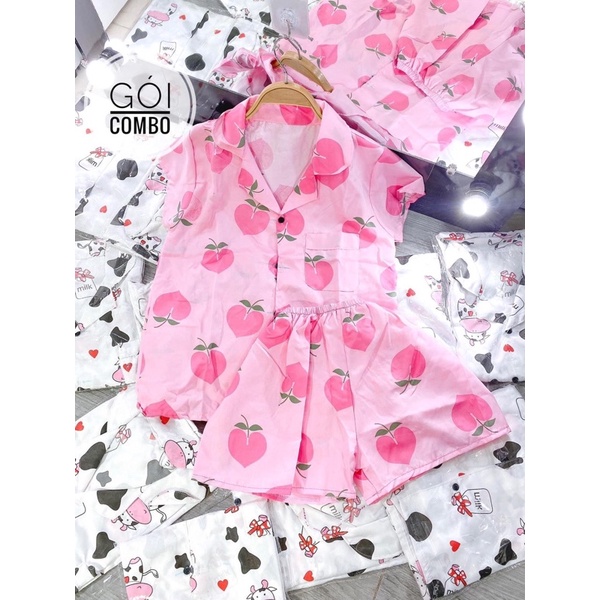 [RẺ VÔ ĐỊCH Bộ Đồ Pijama (Quần Đùi, Áo Cộc) | BigBuy360 - bigbuy360.vn