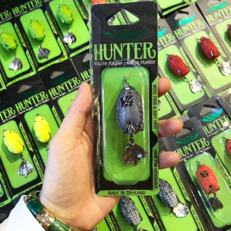 Mồi câu lure Hunter V4 nhạy nhanh có 5  màu đồ câu FISHING_HD