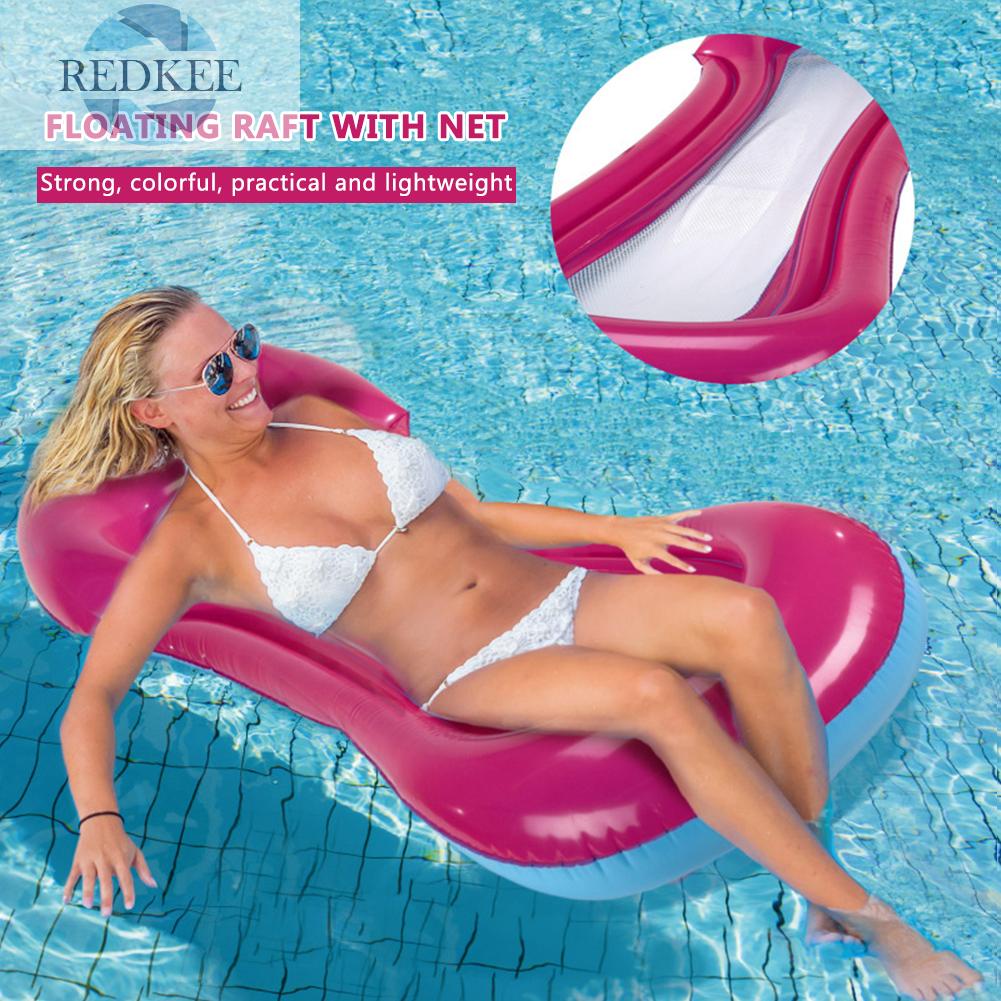 Phao Bơi Dạng Ghế Tựa Lưng Bơm Hơi Có Thể Gấp Gọn