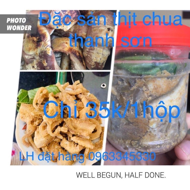 Đặc sản thịt chua Thanh Sơn