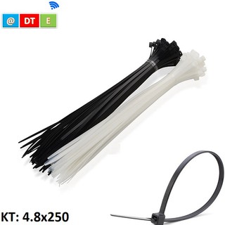 DÂY RÚT NHỰA 4.8X250MM, Giá cho 100 sợi