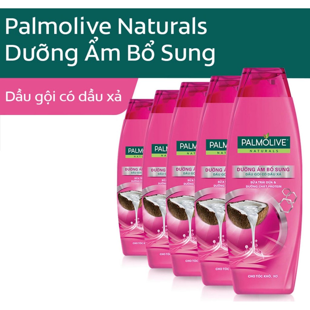 Dầu gội Palmolive dưỡng ẩm bổ sung từ sữa trái dừa & dưỡng chất protein 180g