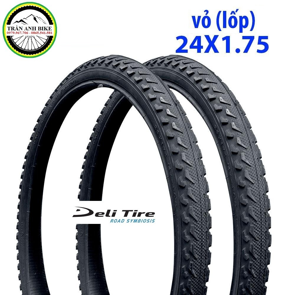 Vỏ lốp xe đạp Deli Tire 24x1.75 S176A