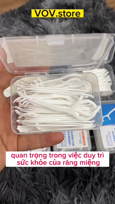 Hộp 50 Chiếc Tăm Chỉ Nha Khoa | BigBuy360 - bigbuy360.vn