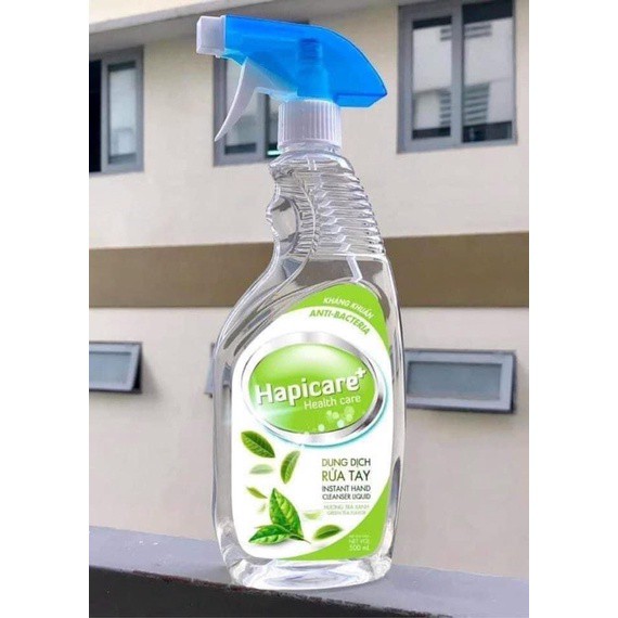 Nước Rửa Tay Diệt Khuẩn HapiCare 500ml 1 Chai 5000, 3 Chai 10000