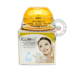 Kem Nám Tàn nhang Trắng da ngừa Nhăn da Đồi mồi Chống lão hóa da ERons 17.2g (Vàng-Xám)