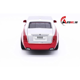 MÔ HÌNH XE ROLL ROYCE PHANTOM RED SILVER 1:30 ICONIC 6353