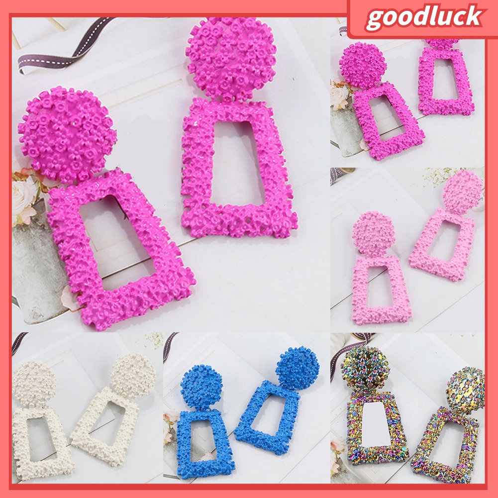 Bông tai thiết kế kiểu dáng hình học thời trang cho nữ