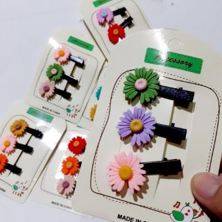 Kẹp tóc mỏ vịt hoa cúc dễ thương (ảnh thật)