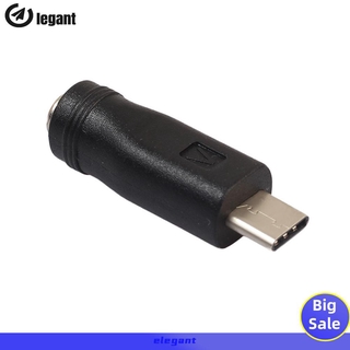 Bộ chuyển đổi nguồn DC đầu cắm type-C USB sang lỗ cắm 5.5x2.1mm cho máy tính xách tay