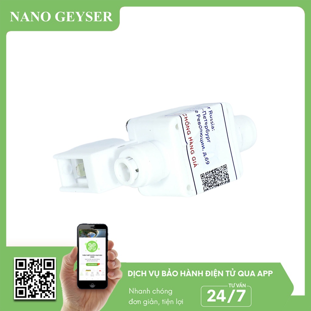 Van áp cao máy lọc nước Nano Geyser