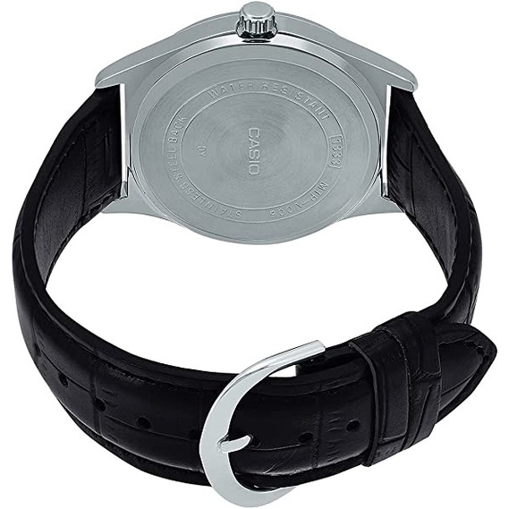 Đồng hồ nam dây da chính hãng Casio MTP-V006L-1B
