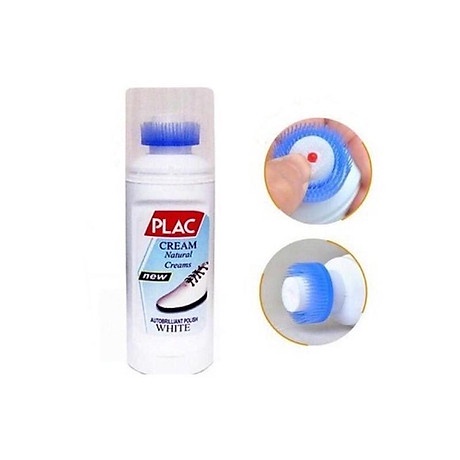 Chai Nước Vệ Sinh Giày Plac 100ml Đầu Cọ Lau Sạch Đánh Bay Vết Bẩn Trên Giày Mà Không Cần Giặt. Nước Lau Rửa Giày