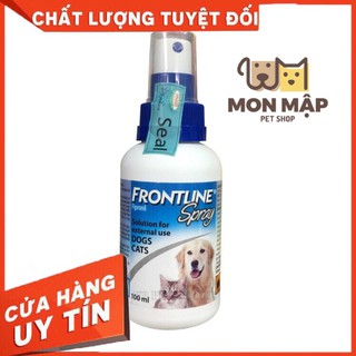 Xịt trị ve, rận, bọ chét cho chó, mèo - Frontline Spray 100ml