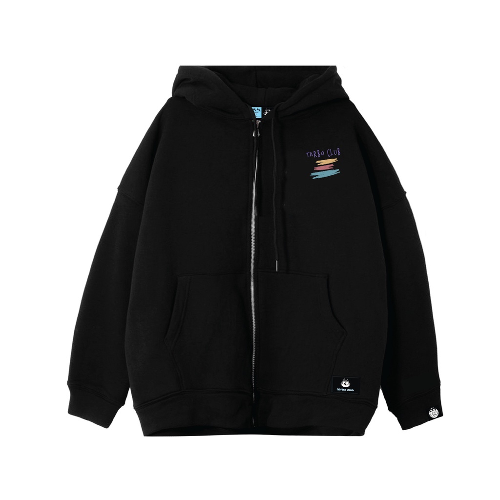 Áo khoác hoodie zip Localbrand TARBO.CLUB, Áo khoác nỉ bông cao cấp Sgenz.brand