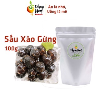 Ô mai xí muội sấu xào gừng chua ngọt Phan Huệ túi zip 100g đặc sản Hà Nội