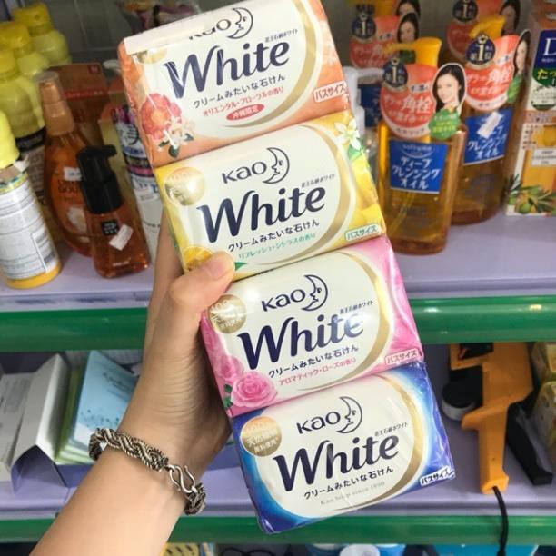 Xà phòng, xà bông tắm KAO white Nội địa Nhật.