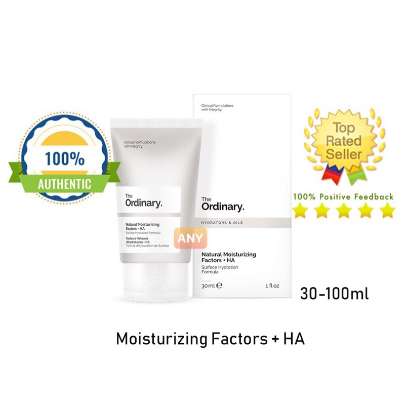 [BILL Hãng/Sỉ] Kem dưỡng ẩm Natural Moisturizing Factors + HA 30ml/100ml