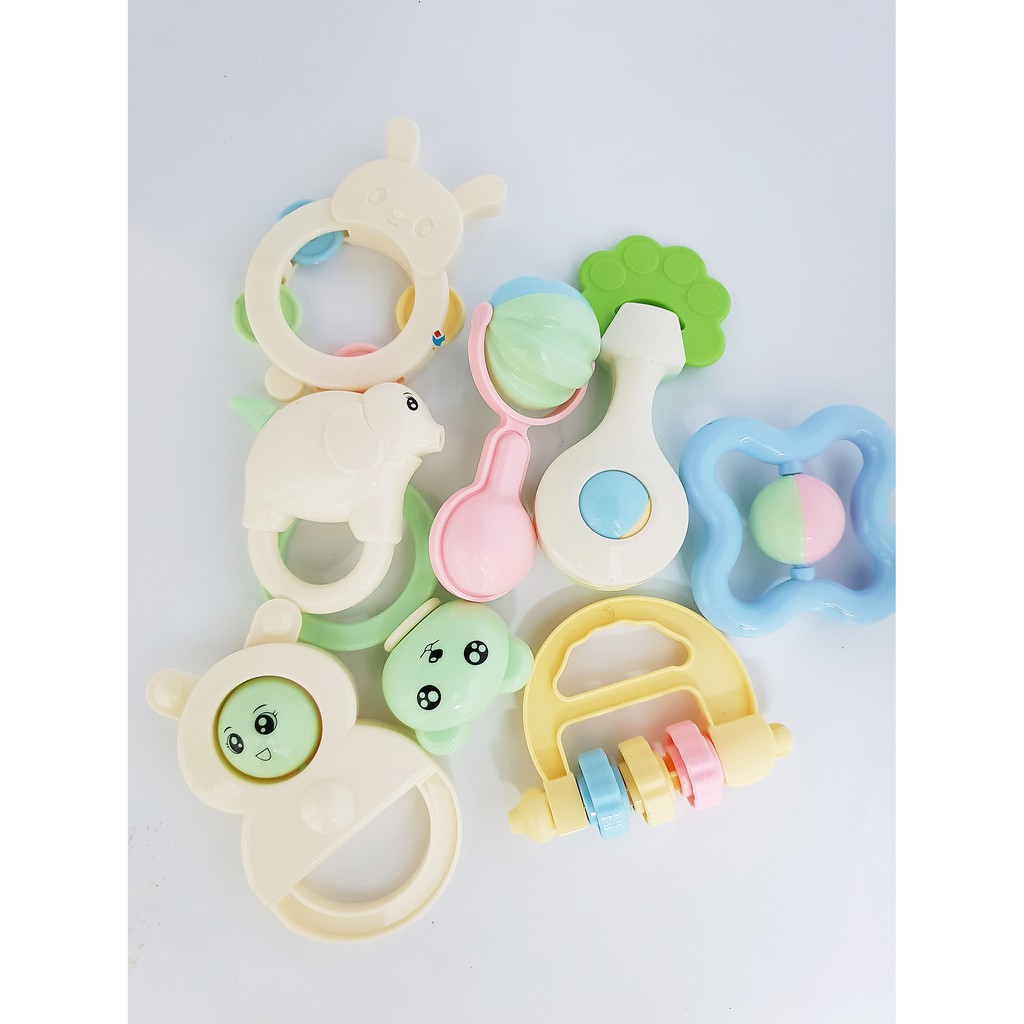 Bộ đồ chơi xúc xắc Baby Rattles Suit 8 món