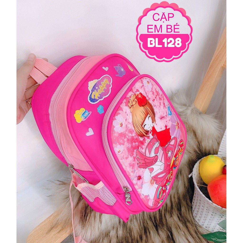 CẶP ĐI HỌC MẪU GIÁO CHO BÉ GÁI SIÊU CUTE BL128 ⚡FREESHIP⚡100% ẢNH THẬT⚡ NN CHUYÊN SỈ - NN STORE