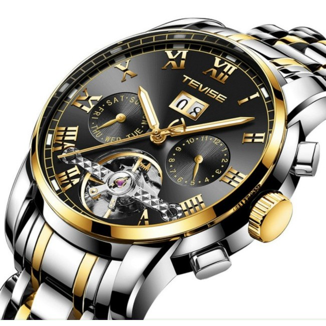 Đồng hồ nam chính hãng TEVISE đồng hồ cơ không cần pin
