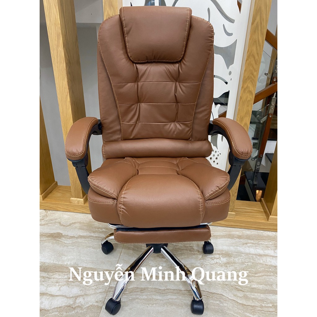 GHẾ DA PU CAO CẤP MASSAGE XOAY VĂN PHÒNG CÓ GÁC CHÂN | BigBuy360 - bigbuy360.vn