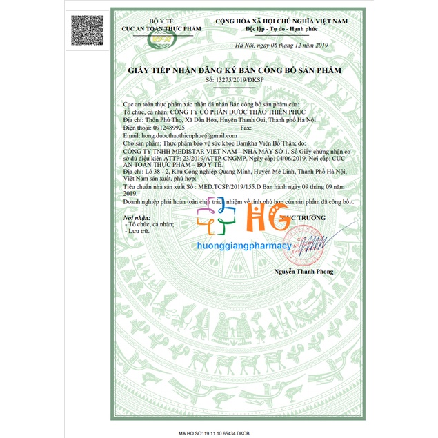 Viên bổ thận banikha Tăng cường sinh lý nam Bổ thận nam Hỗ trợ giảm đau lưng mỏi gối tiểu đêm nhiều Hộp 60 Viên