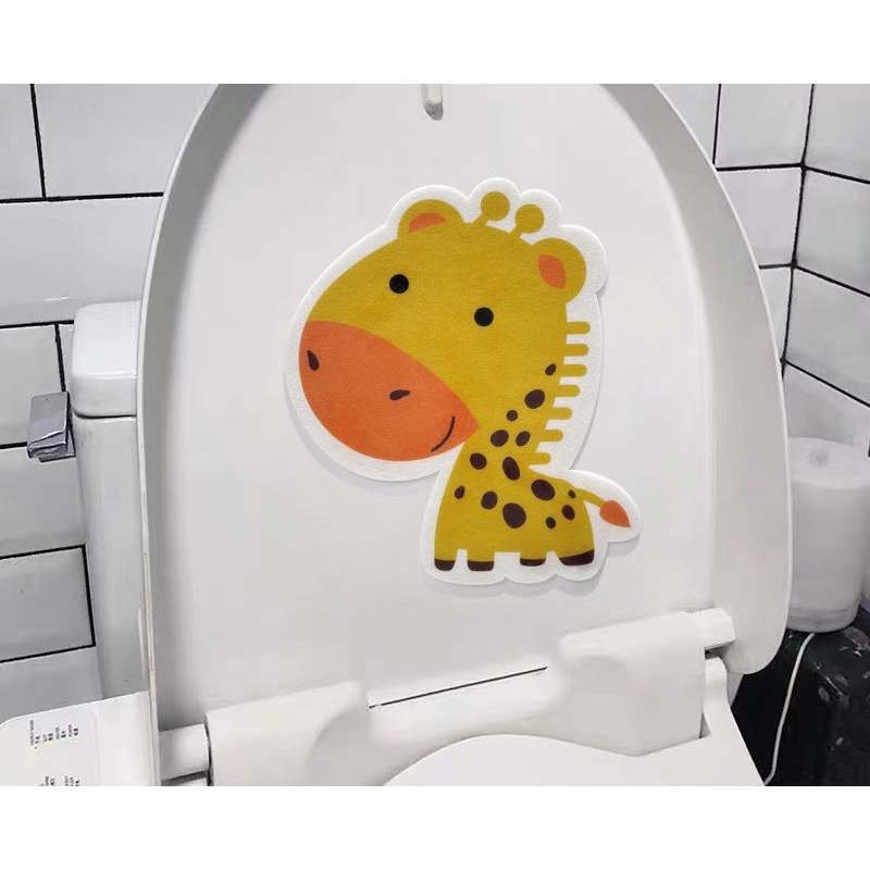 Miếng Dán Khử Mùi Toilet Họa Tiết Hoạt Hình Dễ Thương