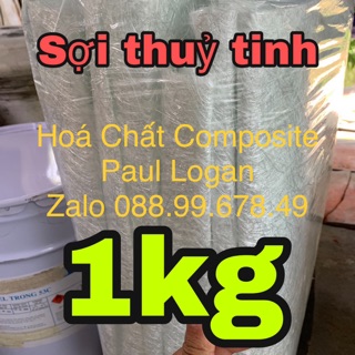 [SỢI THUỶ TINH] dùng cho xây dựng, composite, ống pô, cách nhiệt [1kg]