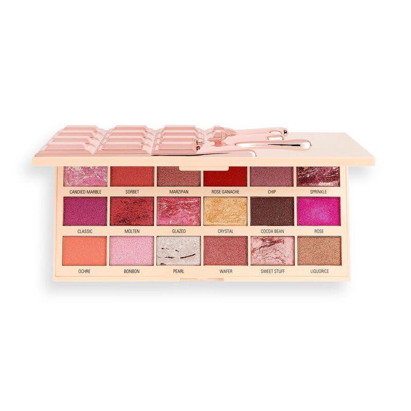 Bảng mắt I Heart Revolution Marble Rose Gold Chocolate Eyeshadow Palette