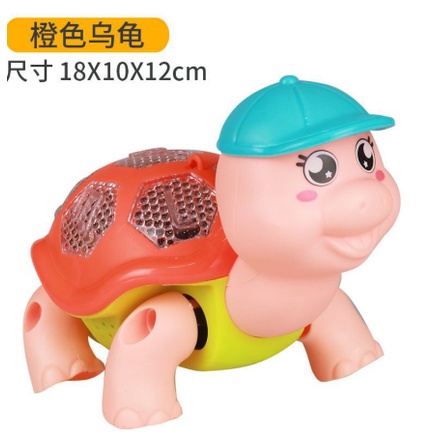 Đồ Chơi dùng Pin  Con Cua, Con Rùa, Con Thỏ, Con Lợn Có Đèn Nhấp Nháy Và Phát Nhạc