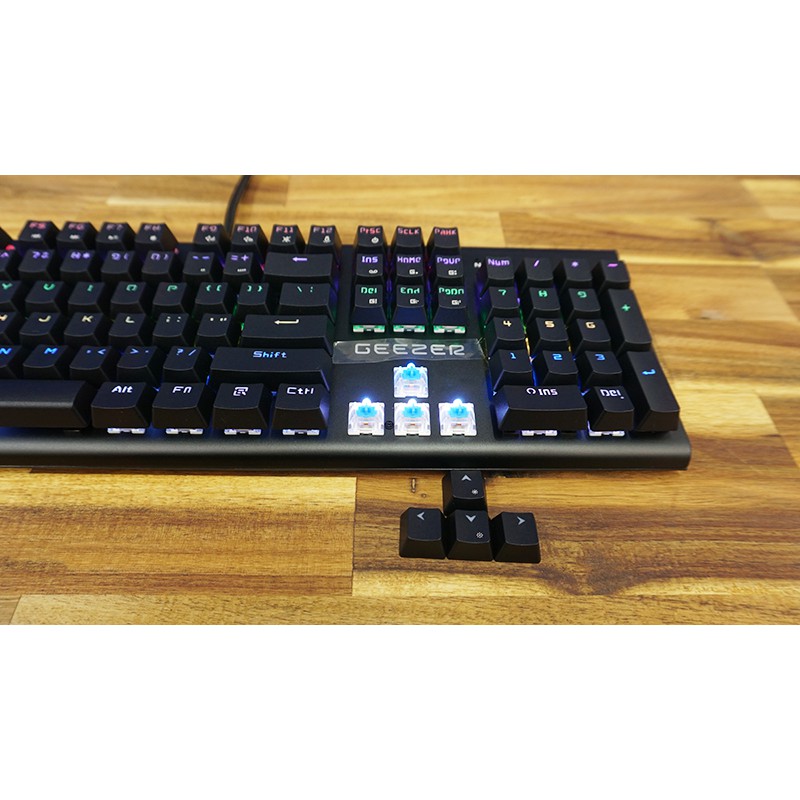 Bàn phím cơ Geezer GS2 led RGB bảo hành 2 năm | WebRaoVat - webraovat.net.vn