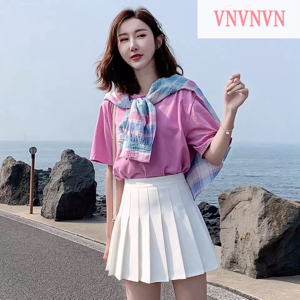 Chân Váy Midi Chữ A Lưng Cao Xếp Li | BigBuy360 - bigbuy360.vn