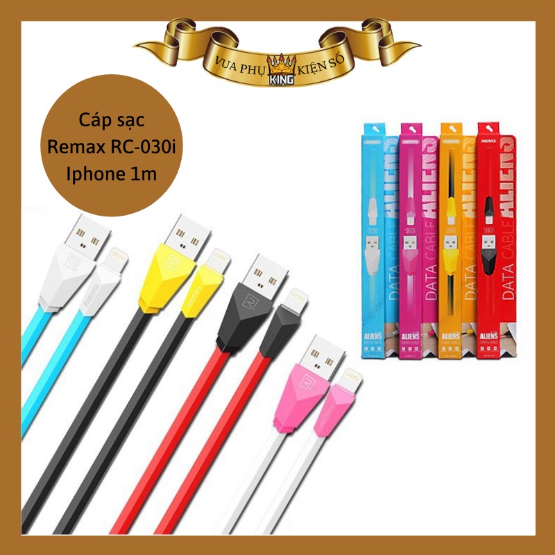 CÁP SẠC LIGHTNING REMAX RC-030I
