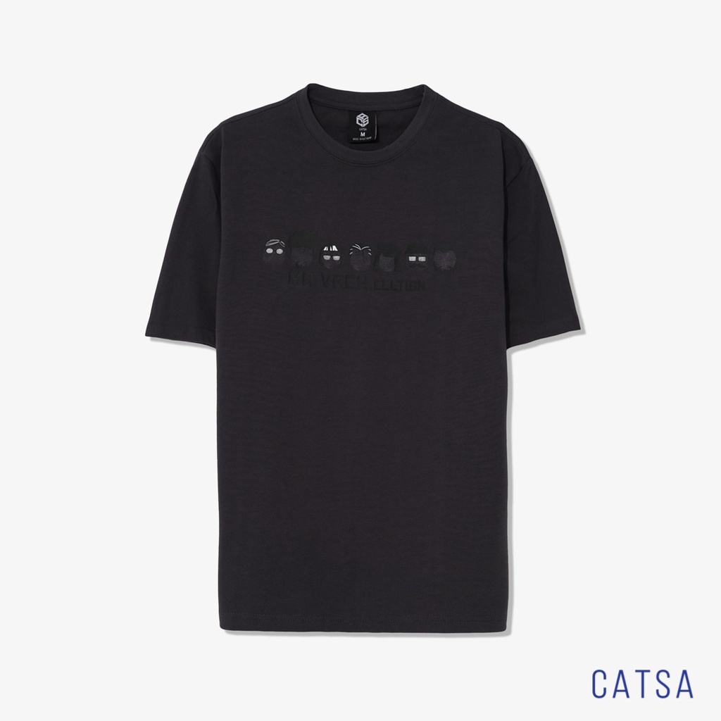 Áo thun cổ tròn Vân Tay chất liệu Cotton Single co giãn 2 chiều, thấm hút mồ hôi ATN322 - ATN323