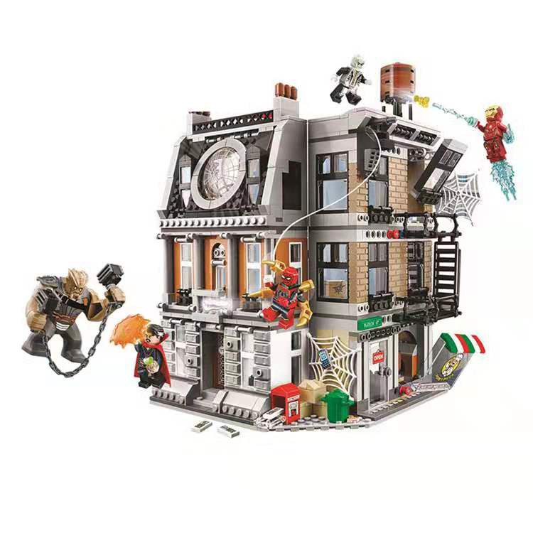 Đồ chơi Lắp ghép Mô hình Super Hero Iron Man Bela 10840 Đại chiến ở Sanctum Sanctorum của Quà cho các bé trai G2