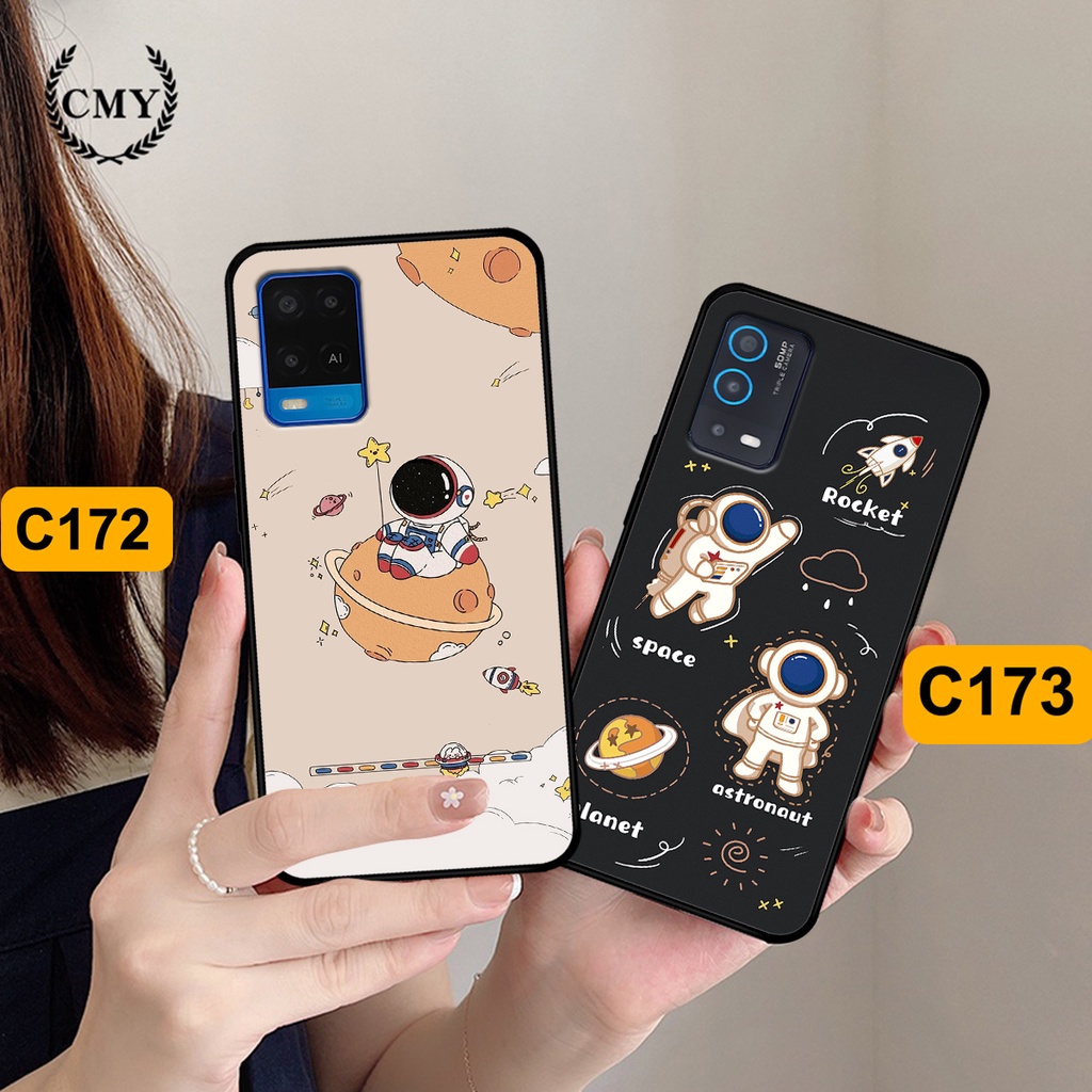 Ốp Oppo A54 / A55 in hình astronaut, phi hành gia vũ trụ hottrend, độc đáo, cá tính.