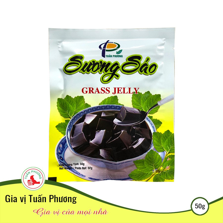 Bột Sương Sáo Đen 50 Gam Không Dầu Chuối ( Gói )