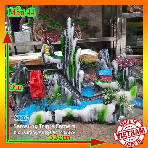 Mô Hình Núi - Hòn non Bộ - Trang Trí Bể cá (Mẫu 44)
