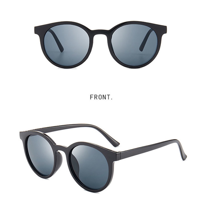 Kính Râm Gọng Tròn Nhiều Màu Tuỳ Chọn Chống Tia Uv400 Thời Trang Hàn Quốc Cho Nam Nữ