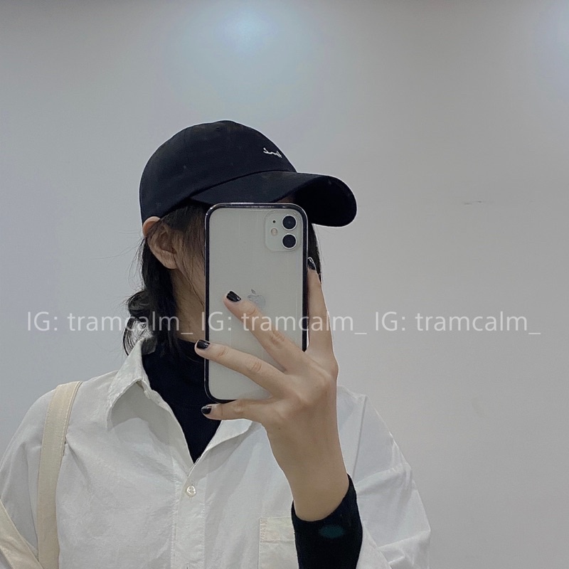 [Ảnh thật] Mũ lưỡi trai thêu chữ Tmi phong cách hàn quốc