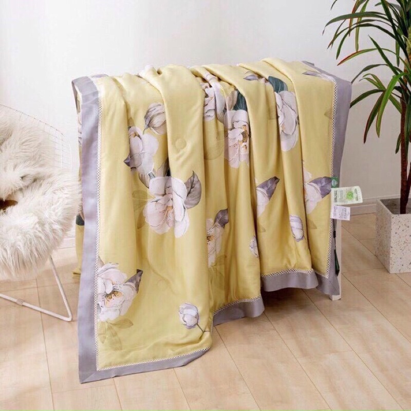 Chăn lụa thái siêu mềm mát Cực phẩm, Lô hội kháng khuẩn loại 1