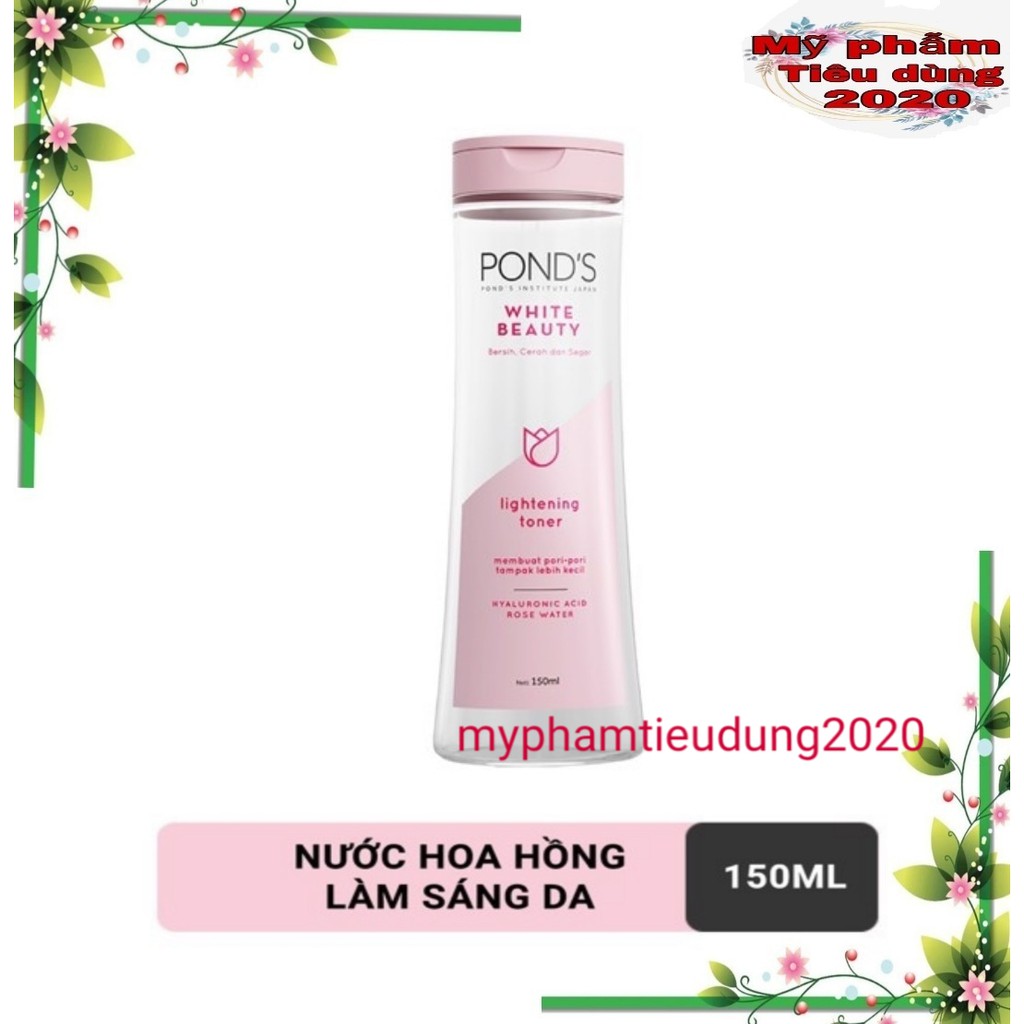 Nước hoa hồng làm sáng da Pond's White Beauty 150ml