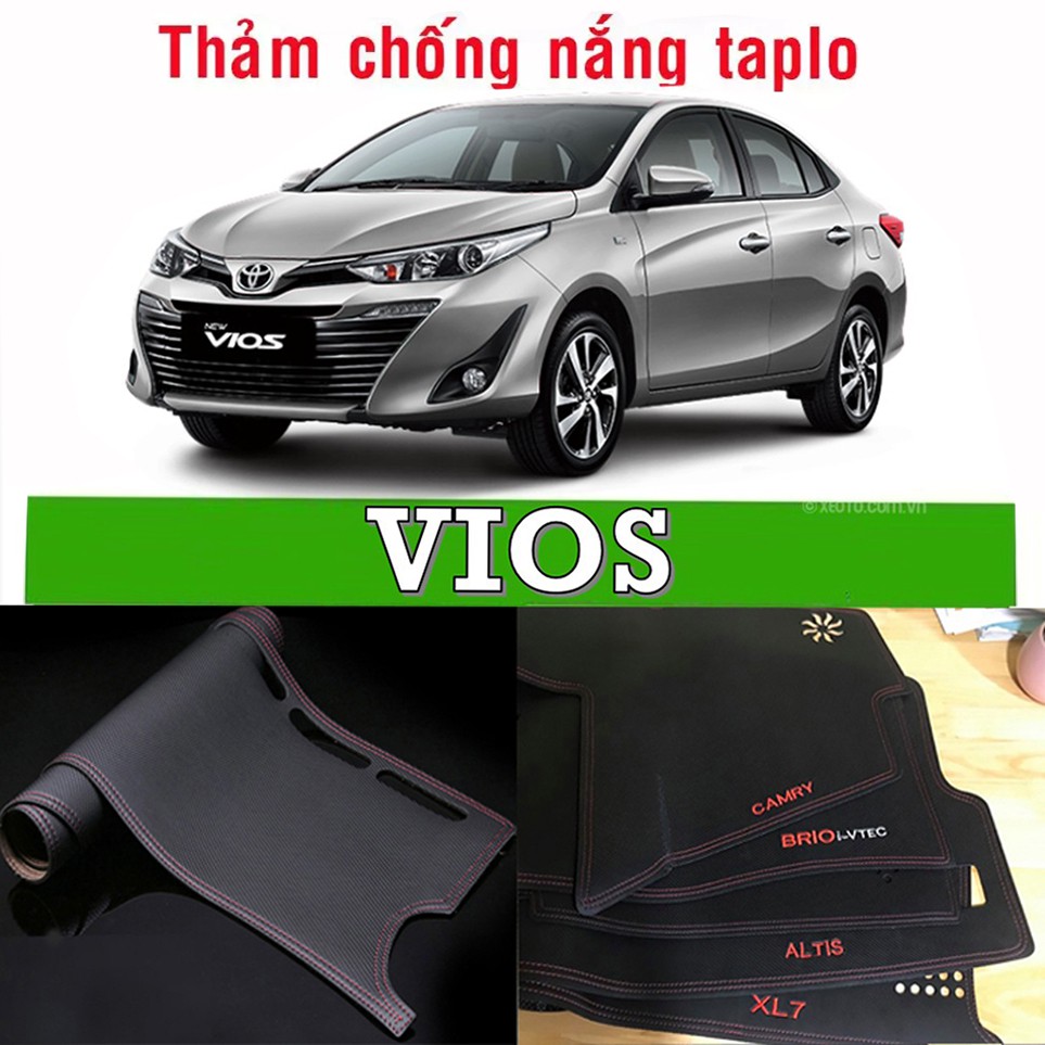 Thảm Taplo Da Carbon Xe Vios 2014-2022