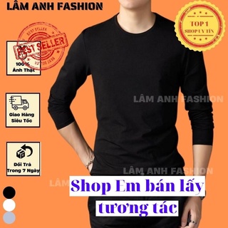 Áo giữ nhiệt nam dài tay thể thao Áo thun nam cổ tròn vải mềm mại siêu co giãn 2c [HÀNG VNXK - NEW 2022]