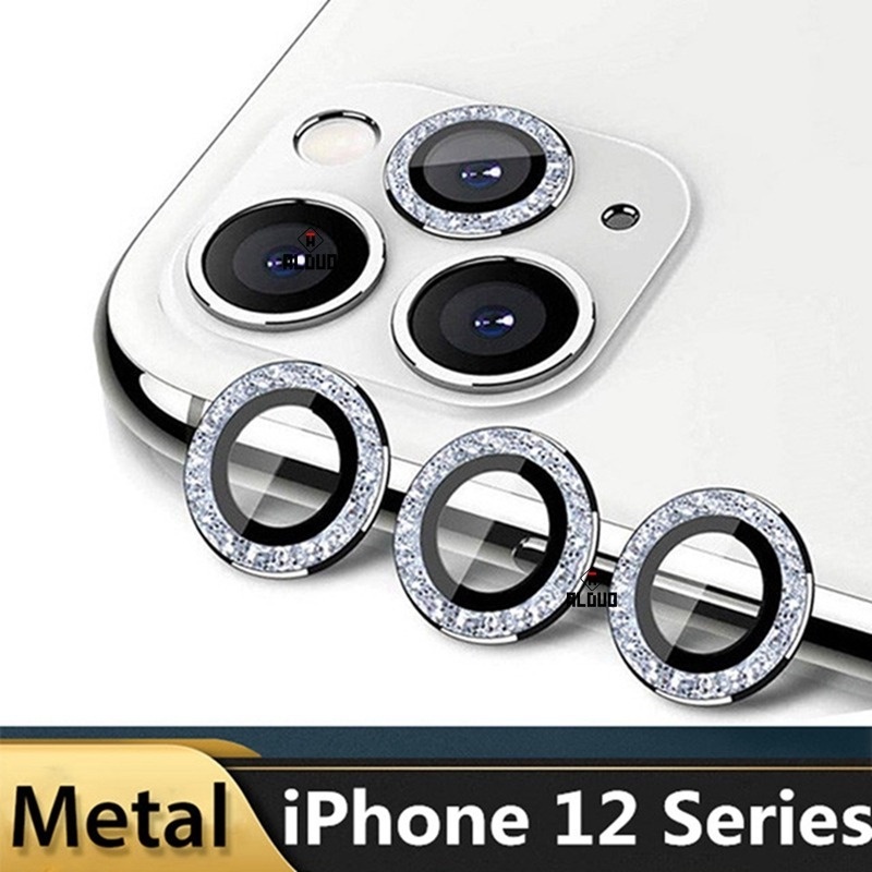 Vòng Kim Loại Bảo Vệ Ống Kính Máy Ảnh Cho iPhone 14 13 12 11 Pro Max