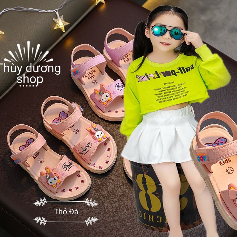 Dép quai hậu bé gái. sandanl bé gái hàng quảng châu đẹp