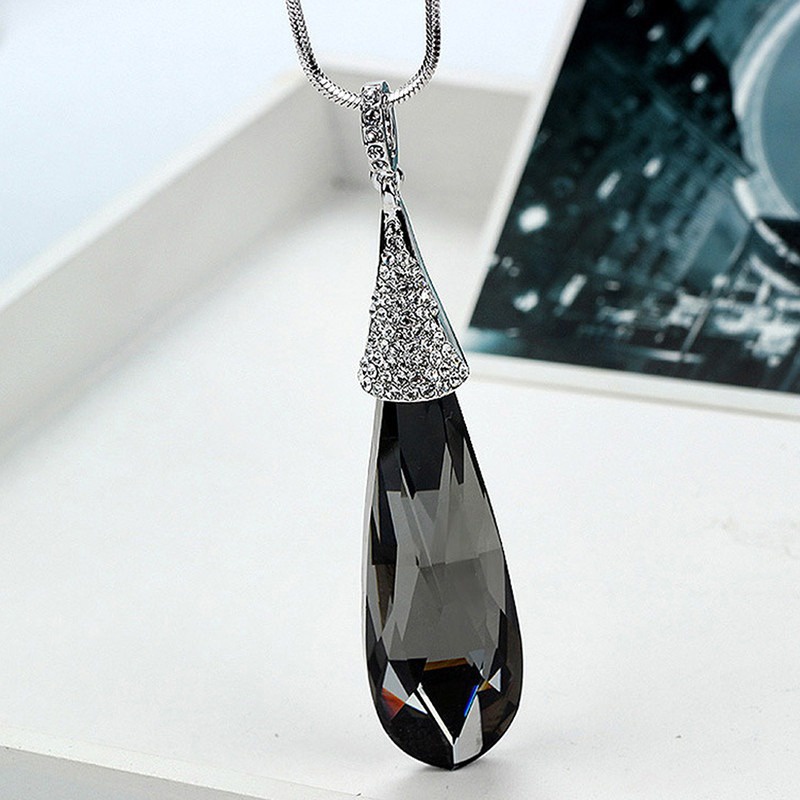 Thời Trang Vòng cổ Hợp Kim Đính Đá Nhiều Màu Sắc