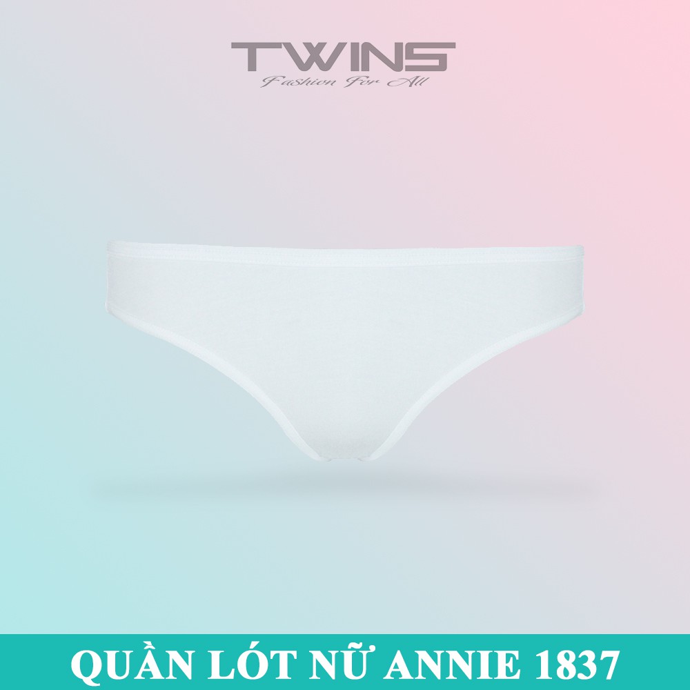 Quần lót nữ cotton cao cấp trơn Annie 1837 mềm mại thoáng mát thấm hút mồ hôi thiết kế đơn giản size từ 50kg-60kg