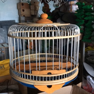 Lồng chim cu nhôm nan đôi ( chống kẹt đầu chim bỗi )